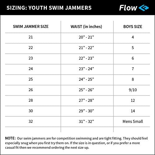 זרימה מאיצה שחייה שחייה לבנים - גודל 21 עד 32 מכנסי ג'אמר שחייה בשחור, נייבי וכחול