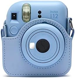 פוג ' יפילם אינסטקס מיני 12 מצלמה מיידית + מארז מצלמה-כחול פסטל