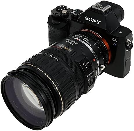 מתאם העדשה של מצערת הקוטב של Vizelex-עדשת Canon EOS D/SLR ל- Sony Alpha e-Mount גוף מצלמה ללא מראה עם פילטר קוטב מעגלי