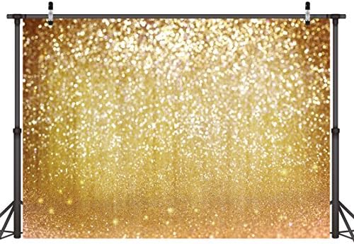 ליוויג 7 על 5 רגל ויניל רקע צילום חלקיקי זהב רבב פנטזיה חלומית נושא חלומי מתכת מסיבת חג חגיגית רקע צילום דקורטיבי