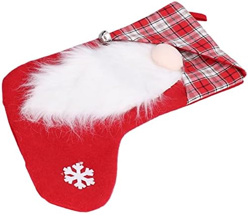 גרב תליון לחג המולד של PlplaOOO, תיק עם רצועה, גרב חג המולד חמוד, תיק מתנה לקישוט חג המולד, קישוט עץ חג המולד