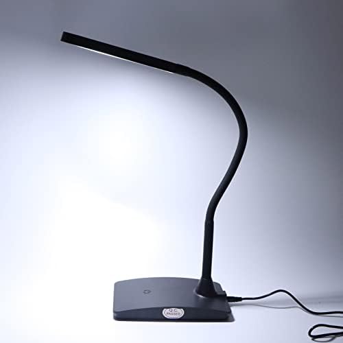 מנורת שולחן קעקועים Pwshymi, מנורת שולחן LED מתכווננת ABS מתכווננת לעומק לאמנות ציפורניים למשרד ביתי