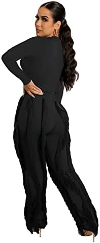 נשים 2 תלבושות תלבושות ציצים מכנסי שרוול ארוך מכנסיים בגדי יחידות בגדי סעוד בגבוני זעז