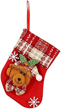 ציוד לחג המולד Santa Clau גרבי שקית מתנה קישוטי חלון קישוטי עץ חג המולד קישוטים של קישוטי זר פסחא