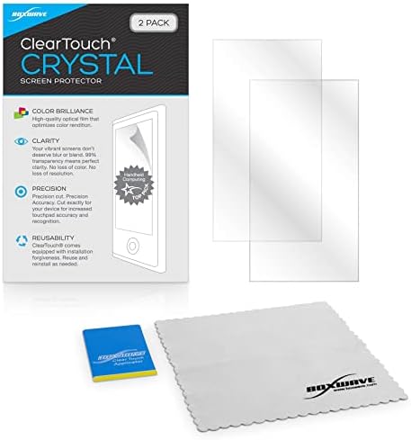 מגן מסך BoxWave התואם ל- Dell Inspiron 15 2 -in -1 - Cleartouch Crystal, עור סרט HD - מגנים מפני שריטות