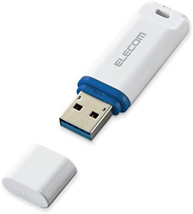 Elecom MF-DRU3032GWHR זיכרון USB, 32 GB, USB 3.2, סוג CAP, שירות שחזור נתונים כלול, לבן