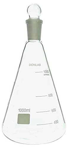 דונלאב 1004 1000 מ ל בקבוק ארלנמאייר עם 24/40 פקק קרקע בקבוק חרוטי