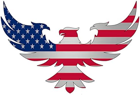 גדול 10x6 נשר אמריקאי ארהב דגל דגל מדבקות רכב חלון Die Cut Patriotic Auto Pager Pigser מדבקות ויניל למשאית רכב רכב שטח