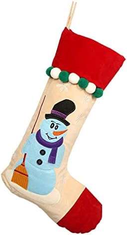 Giligege גרביים גדולות גרבי ממתקים קישוטים לחג המולד קישוטי מסיבת חג המולד ביתי קישוטי גבישים קישוטי בית