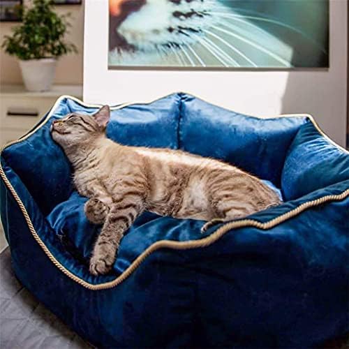 SXNBH חתולי חורף מיטת חיות מחמד חתולים חמים מיטת כלב נוחה מיטת כלב רכה חתולי גורים מיטת מיטת כלב קטן חתולים מלטה