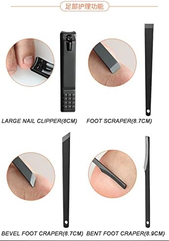 BBSJ Nippers Trimmer Cutte Manicure Set 16p חותך ציפורניים מקצועי Sciossors ערכת Pedicure Kit