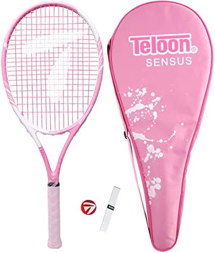 סדרת טלון סנסוס / ספיגת זעזועים משולשת / מחבט טניס למבוגרים, מחבט טניס לנשים כולל כיסוי תיק, בולם זעזועים,