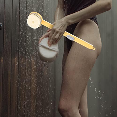 ניקוי אמבטיה של Beavorty ספוג ספוג מקלחת גוף מברשת ידית ידית אמבטיה מברשת גב מברשת מברשת גב קרצוף אספקת רחצה לגברים יבשים רטובים
