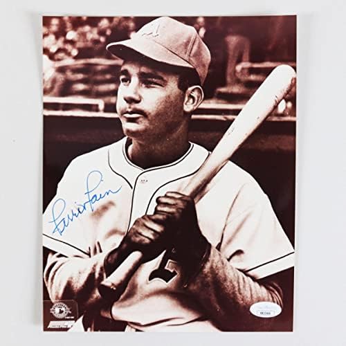 Ferris Fain חתום תמונה 8 × 10 אתלטיקה - COA JSA - תמונות MLB עם חתימה