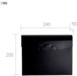 Yuanflq אסלה יצירתית מאללה שחורה מגבת מגבות שירותים עירוניים מתלה פשוט קישוט אמבטיה מתלה אובייקט סגסוגת אלומיניום