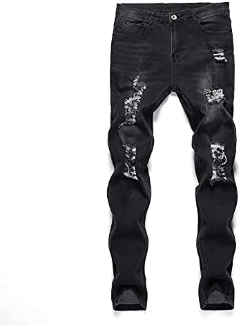 מכנסי ג'ינס בצבעי רגל ישרה זכר, קרסים רזים בעלי רזה גדולה ג'ין נופש משרד ג'ינס סקסית ג'ינס סקסית