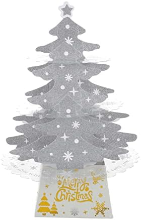 Veemoon 1PC קישוטי עץ חג המולד מיני עץ חג המולד מדליק עץ חג המולד קישוט שולחן חג המולד קישוט Para Mesa de Mini Tree