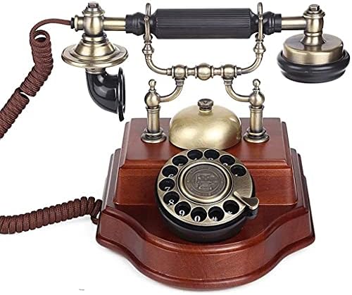 UXZDX Cujux טלפוני-אנטי-אנטי טלפון וינטג 'משרד ביתי עתיק קבוע לנדלינקלסי וינטג' סגנון חיוג רוטרי מיושן