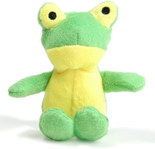 תהילה לכלב טיניטוי צפרדע ירוקה צעצוע של כלב קטיפה