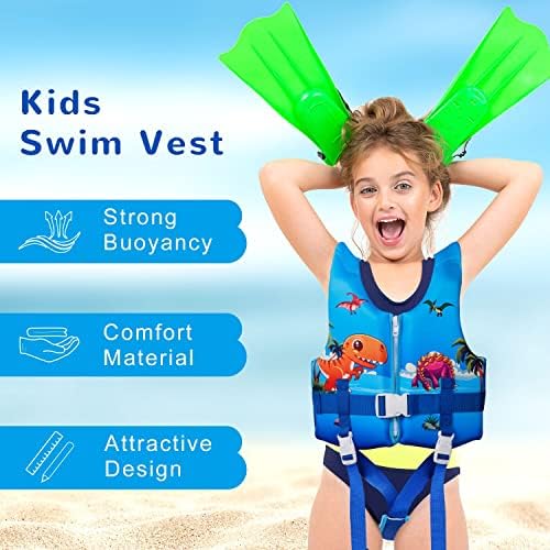 ילדים אמיתיים לילדים שחייה פעוטות צפות רצועת בטיחות מתכווננת עזרי שחייה לפעוטות ילדים צפים בגד ים, המתאים לגיל 2-10