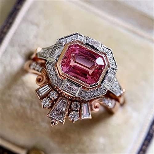 2023 תכשיטי אופנה בהירים חדשים תכשיטי טבעת עגולה תכשיטים אבן אדומה לנשים טבעות טבעות רזה