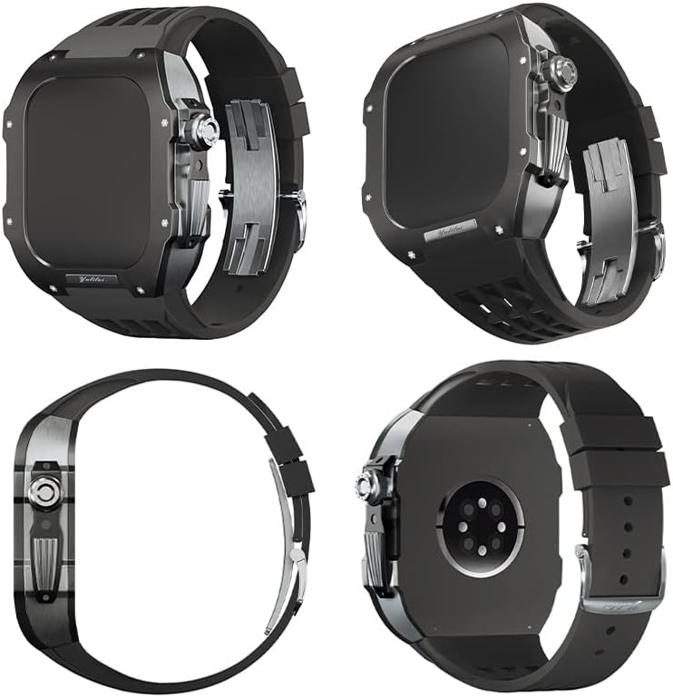 סגסוגת טיטניום רצועת גומי של קנוז סגסוגת טיטניום עבור IWatch Watch 7/8 Apple Mod Watch אביזרים החלפת פס נירוסטה להקה לסדרת