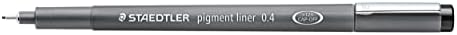 סטדטלר 308 04-9 עט פינלינר פיגמנט לכתיבה וציור טכני-שחור, 0.4 מ מ