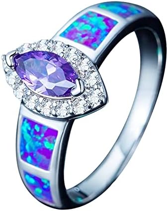 2023 חדש גודל נשים טבעת עבור יומי טבעת אופנה חיים טבעות מפלגהיום הולדת 610 מתנת אירוסין מתאים תכשיטי בנק סגול