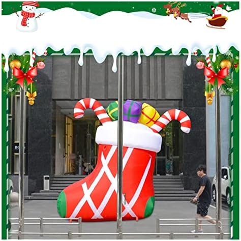 Pifude אב חג המולד חג המולד סופר דגם אוויר גדול גרבי עץ חג המולד רכבת קנדי ​​רכבת מתנפחת דוגמנית אוויר מתנפח מתנפח סט