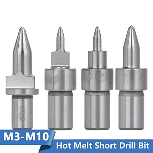 קידוח חיכוך תרמי ממיס חם תמיס קצר מקדח קרביד מוצק ייצור חור ייצור M3 M4 M5 M6 M8 M8 M10 כלי קידוח מתכת 1 PCS) ביטים
