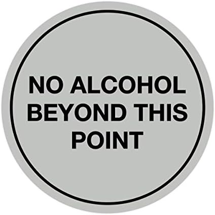 סימנים מעגל Bylita אין אלכוהול מעבר לסימן נקודה זה - קטן