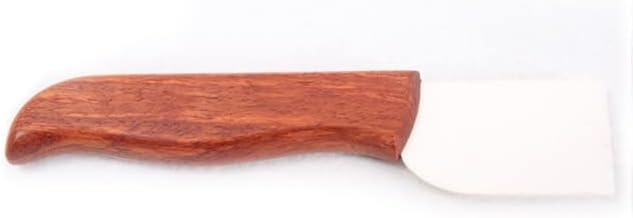 שולי חיתוך סכין עור עם ידית מעץ אגרה עבור חותך DIY עור Cutter -