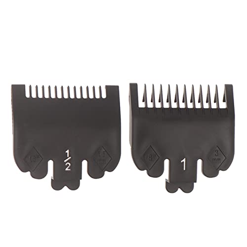 2/3 יחידות החלפת מדריך מסרק מסרק שיער חיתוך כלי נהדר עבור שיער קוצץ / סתגלן קובץ מצורף
