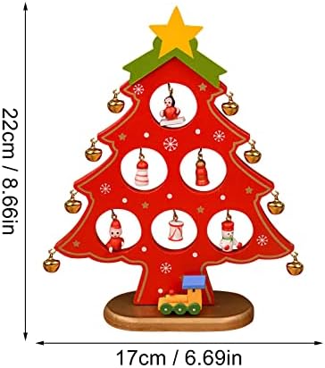 קישוטי כוכבים לעץ חג המולד מבטאים דקורטיביים לעיצוב הבית מלאכותי עץ חג המולד DIY מיני עץ חג המולד שולחן עבודה