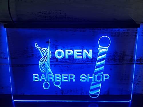 DVTEL Barber Shop Shop Led Neon שלט, USB PORTE