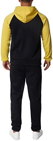 גברים של אימוניות אתלטי ספורט תלבושות בגדי סט, ארוך שרוול סוודר נים סווטשירט חולצות+מכנסי טרנינג 2 יחידות