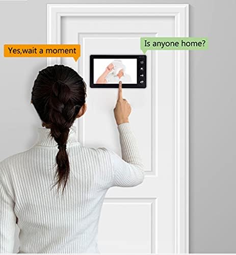 לוקאו קווית וידאו אינטרקום דלת טלפון מערכת 7 אינץ 2 צגים עם חיצוני פעמון מצלמה תמיכה זיהוי תנועה עבור אבטחה בבית