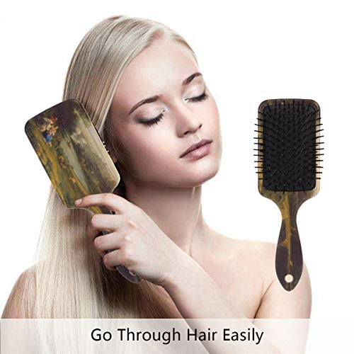 מברשת שיער של כרית אוויר, ג'לי קלוד צבעוני פלסטיק, עיסוי טוב מתאים ומברשת שיער מתנתקת אנטי סטטית לשיער יבש ורטוב, עבה, מתולתל