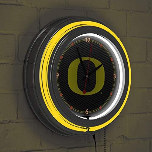 סימן מסחרי גיימרום אוניברסיטת אורגון כרום כפול רונג ניאון שעון-סיבי פחמן