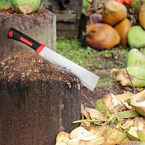 בילהוק מגל מצ 'טה סכין מברשת ניקוי מגל מצ' טה עם פחמן פלדת להב מגל סכין בילהוק מצ 'טה מגל עבור דשא, קציר, חקלאות,