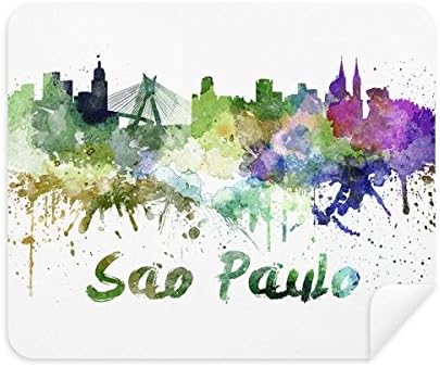 סאו פאולה ברזיל עיר צבעי מים ניקוי בד מסך מנקה 2 יחידות זמש בד