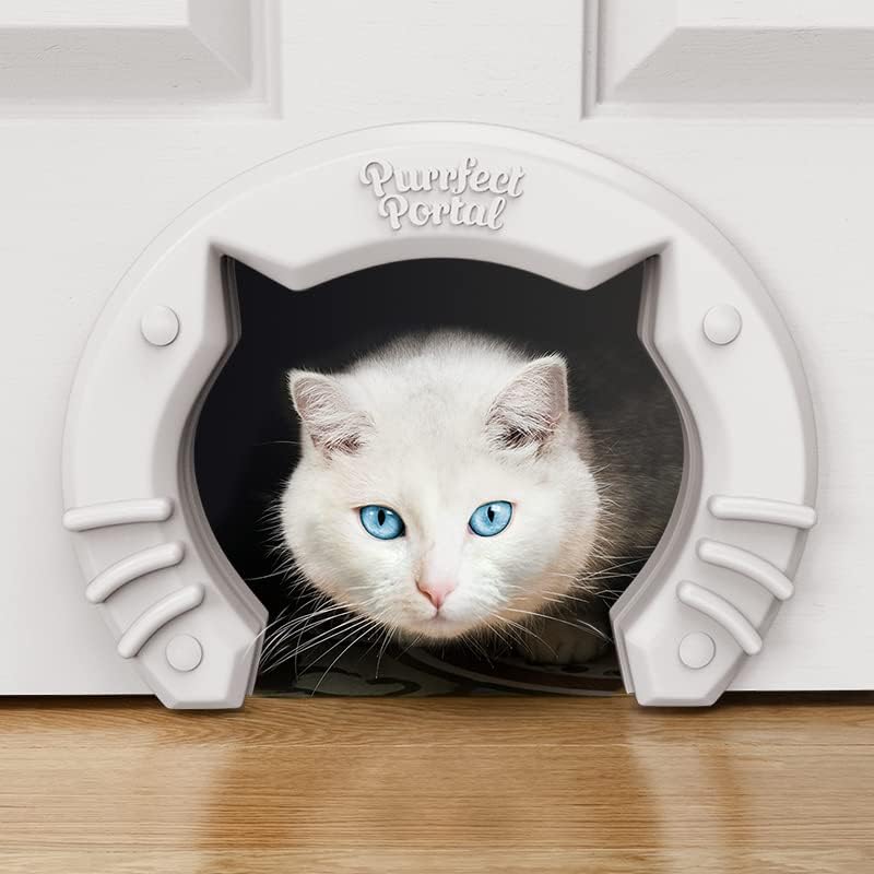 חתול דלת מובנה פנים לחיות מחמד דלת עבור קטן, בינוני, &מגבר; גדול חתולים-חתול דלתות עבור דלתות פנים-חור לעבור מתאים מקורה
