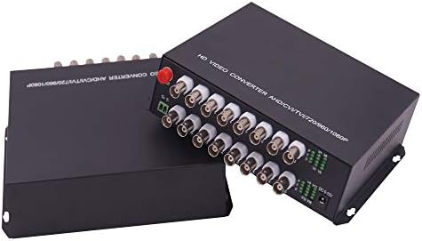 Primeda-Telecom Video Multiplexer מעל 1 סיבים אופטיים עד 20 קמ עבור HikVision dahua 960p CVI TVI AHD HD מצלמות