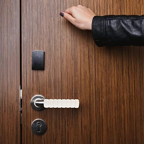 דלת בית כפתור כיסוי כיסוי כיסוי כפתור 8 יחידת דלת ידית דלת ידית כיסוי מגן על ידית דלת אנטי ידית סטטי מגן על כיסוי
