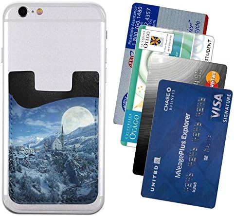 3M דבק דבק ארנק כרטיס אשראי ארנק שלג יער יער יער טלפון נרתיק כיס שרוול