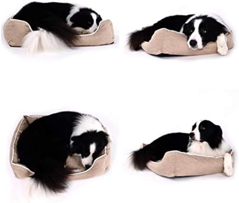 XEDCVR כלב ספה מוצקה מחמד מחמד מיטת כלב מיטת בית מחצלות בית מלונה מיטת חתול ספה בית אטום למים כביסה חיות מחמד בית כלב
