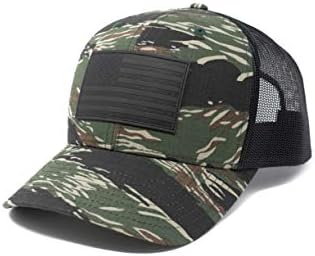 13 פסים אמריקאי דגל כובע - עור תיקון רשת חזרה אמריקאי דגל סנאפבק כובע. מזדמן יוניסקס ארה ב דגל כובע