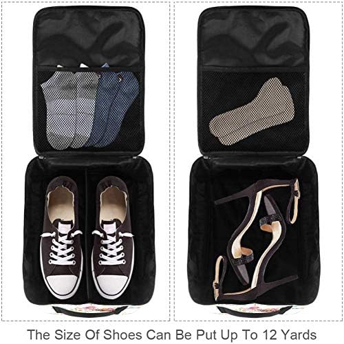 Tizorax ציפיות חמודות-על-סניפים-צ'יקס-בקן קופסאות נעליים מעבה נעלי נעליים אבק מארגן ארגון רב-פונקציונלי נייד