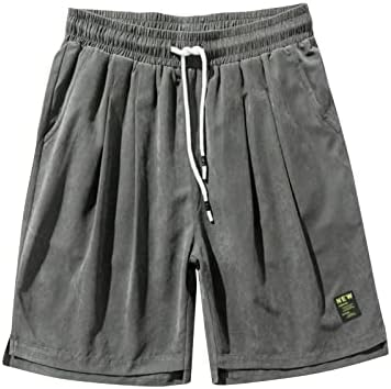 מכנסי SEZCXLGG מכנסיים קצרים מטיילים במכנסיים קצרים לקיץ מכנסי ספורט ספורט קצרים פסים מכנסי אימוני קיץ עם מכנסיים עם