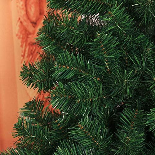ZPEE מלא מלאכותי עץ חג מולד עם מעמד מתכת, חומר PVC עץ חשוף קל להרכבה קישוט חג המולד לא 3M